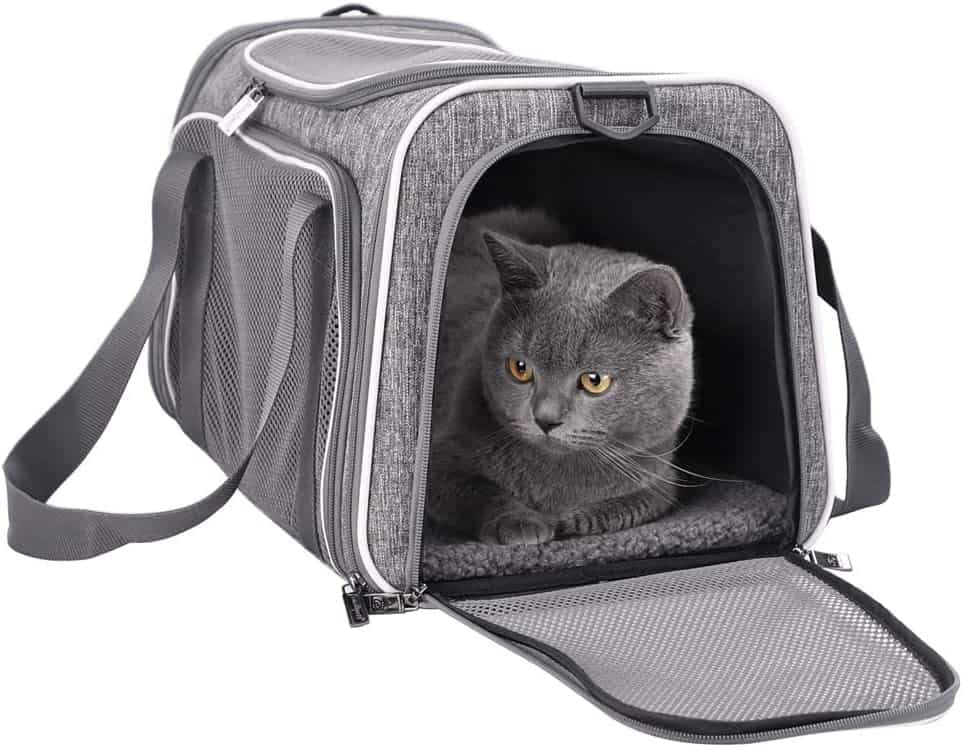 Easy Vet Visit Pet Carrier for Medium Cats and Small Dogs
