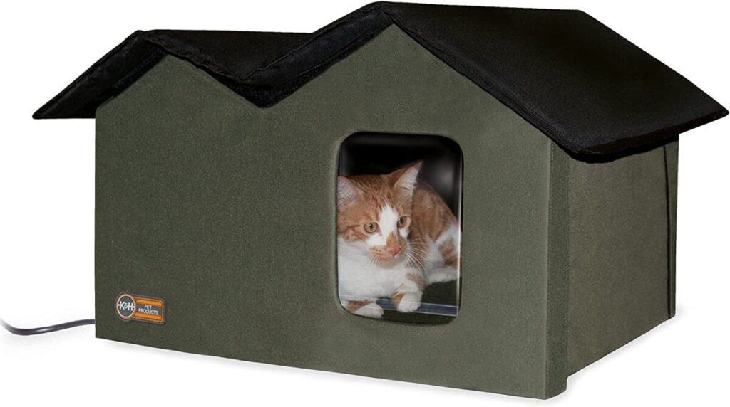 Best Heated Cat House for Stray Cats: K&H Pet Products Outdoor Multi-Kitty House