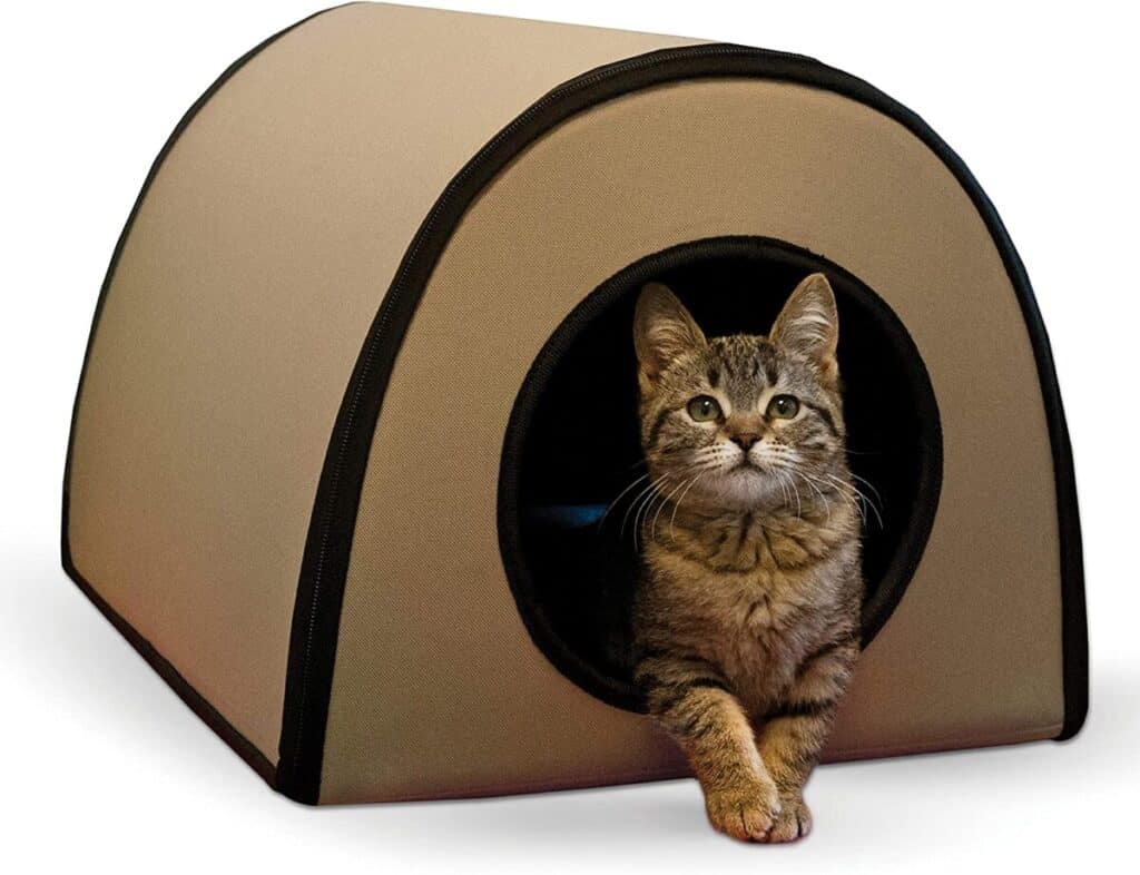 Best Heated Cat House for Sheltered Areas: K&H Pet Products Thermo Mod Kitty Shelter